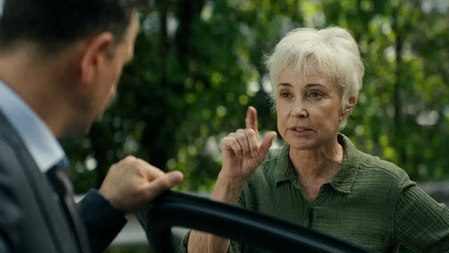 Dr. Martin Best has a testy exchange with an older local resident in Best Medicine