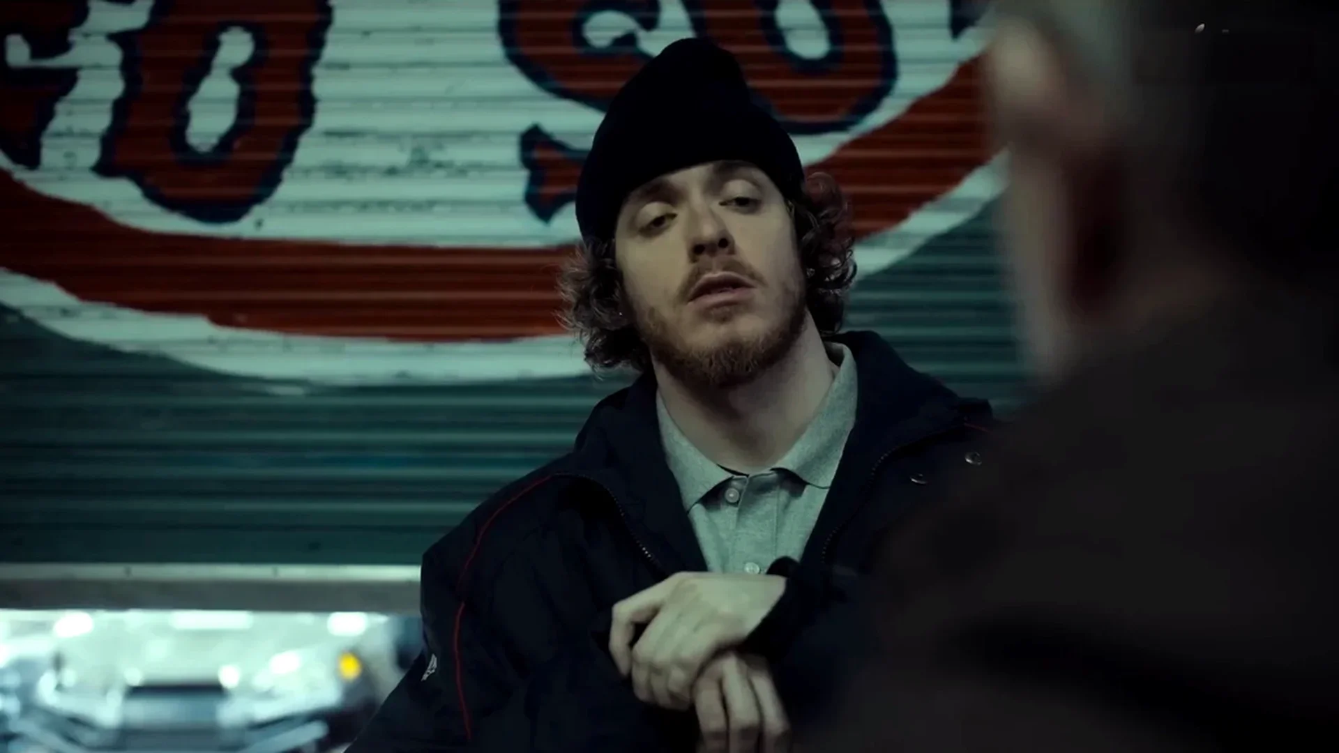 Cobby (Casey Affleck) talks his way through a tense moment in The Instigators